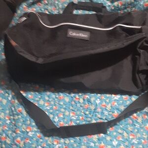 Calvin Klein Sleek Black Travel Bag